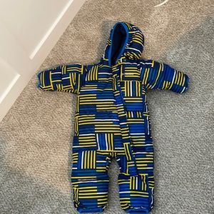 Infant Columbia down bunting snowsuit